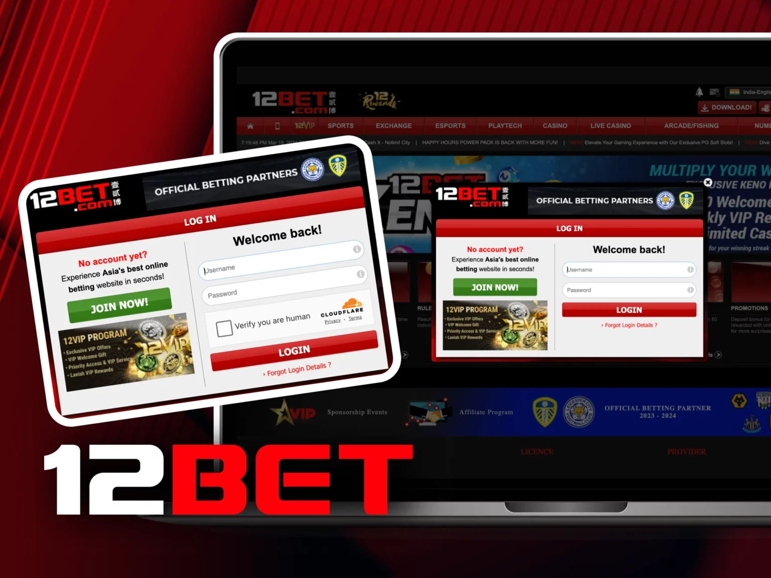 12bet India Official Website – Sports Betting and Online Casino